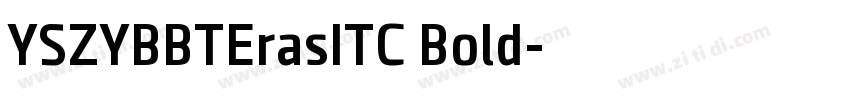 YSZYBBTErasITC Bold字体转换